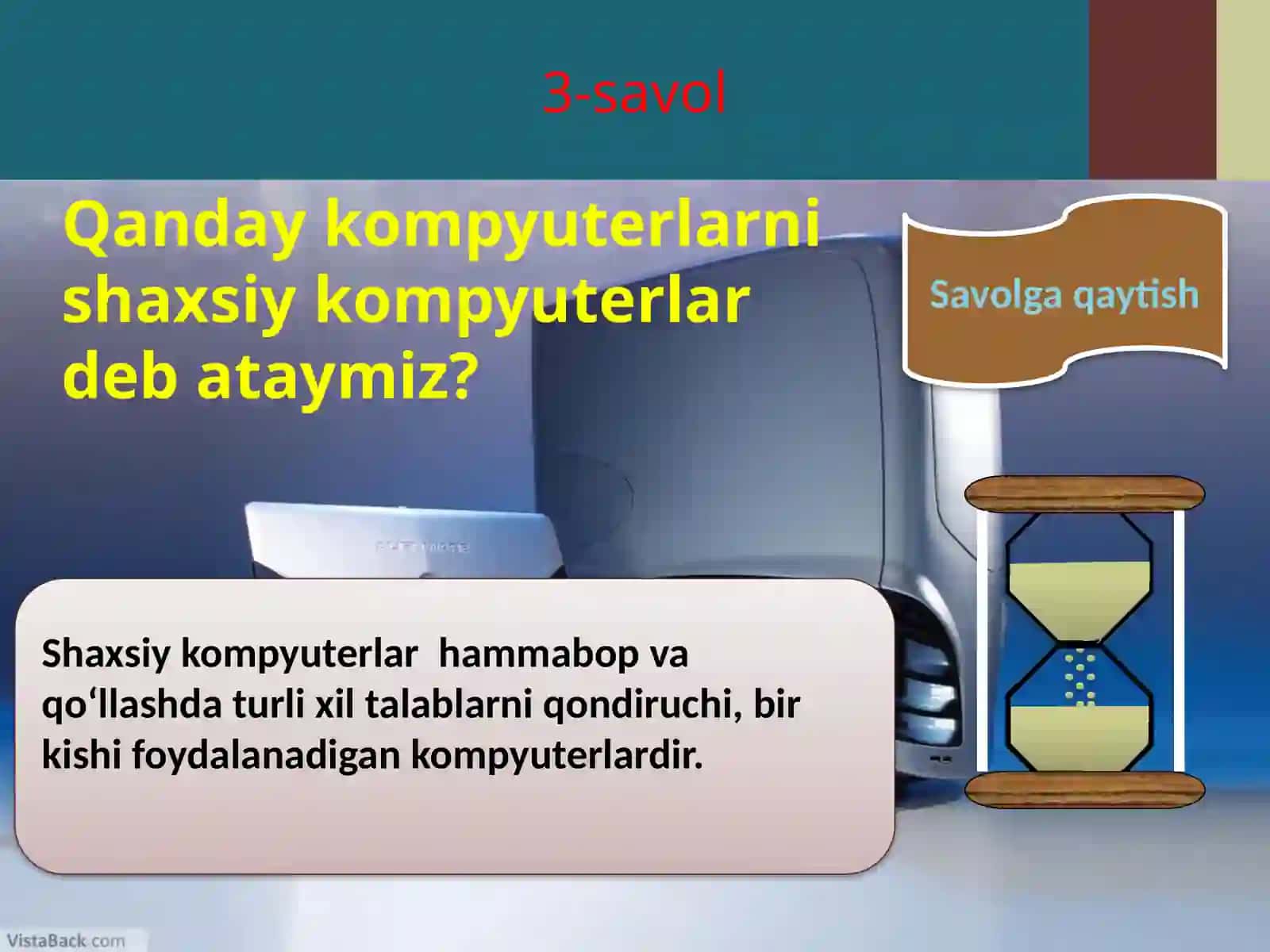 Informatika zakovot savollari 4