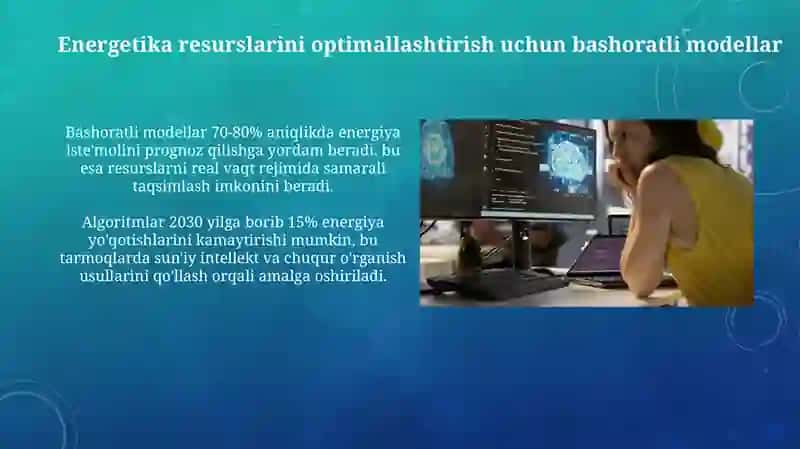 Energetikada dolzarb muammolarni hal qilishda algoritmik yondoshuvlar 4