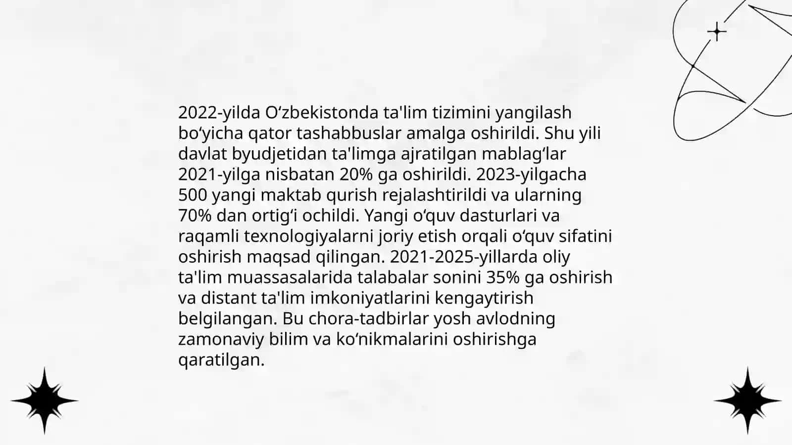 Yangi O'zbekistonning iqtisodiy islohotlari 4