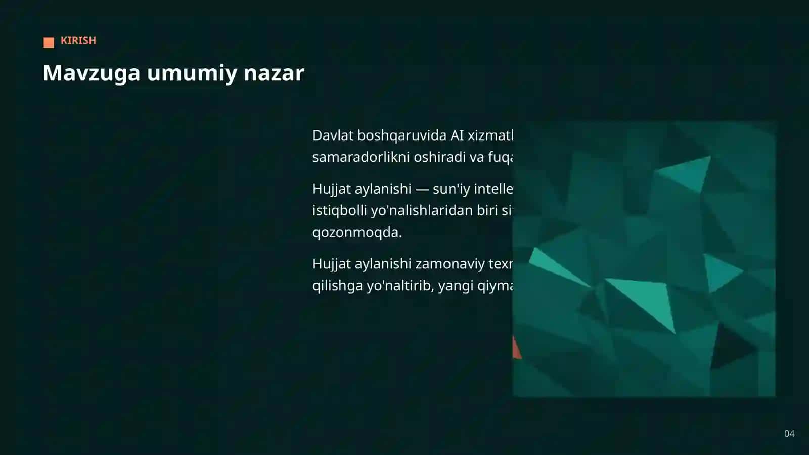 AI DAVLAT BOSHQARUVIDA 4