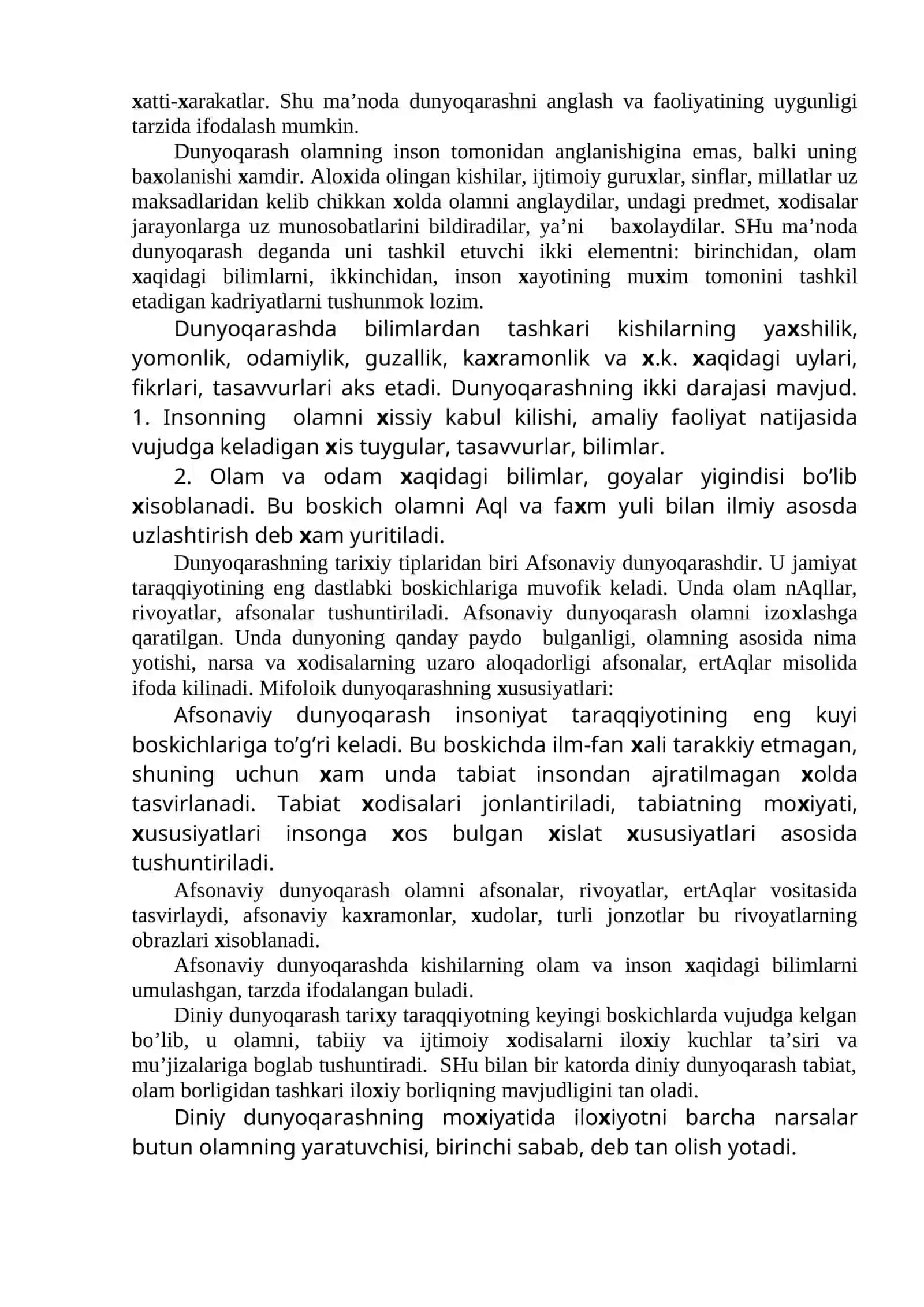 Falsafa fan va dunyoqarashlik mohiyati 4