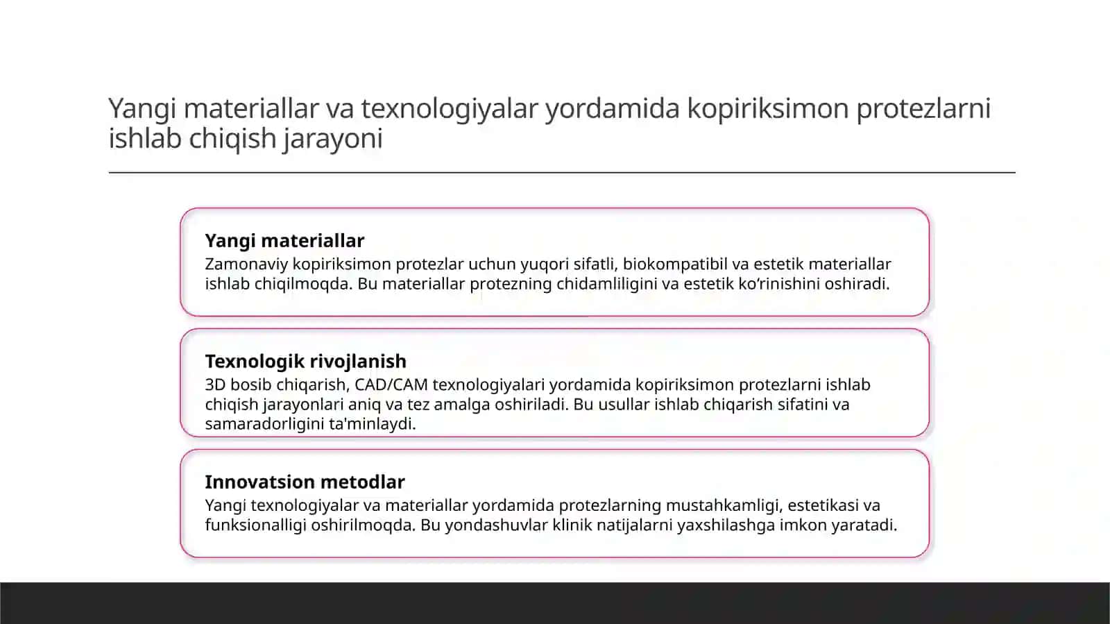 Adgeziv va kompozit kopiriksimon protezlarning asoslari va klinik qo'llanilishi 4