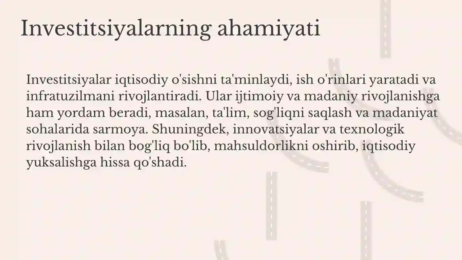 Investitsiyalarning mohiyati, manbalari va turlari 4