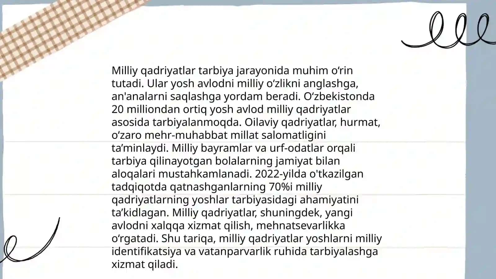 Boʻlajak oʻqituvchilarni milliy tarbiyaning pedagogik- psixologik asoslari bilan qurollantirish 4