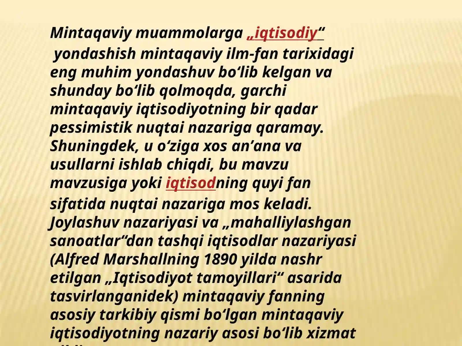 Mintaqaviy iqtisodiyot 4