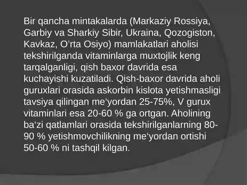 Gipo va Avitaminoz 4
