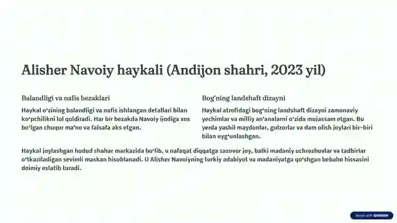 Alisher Navoiy Istirohat Bog‘i (Andijon) 4