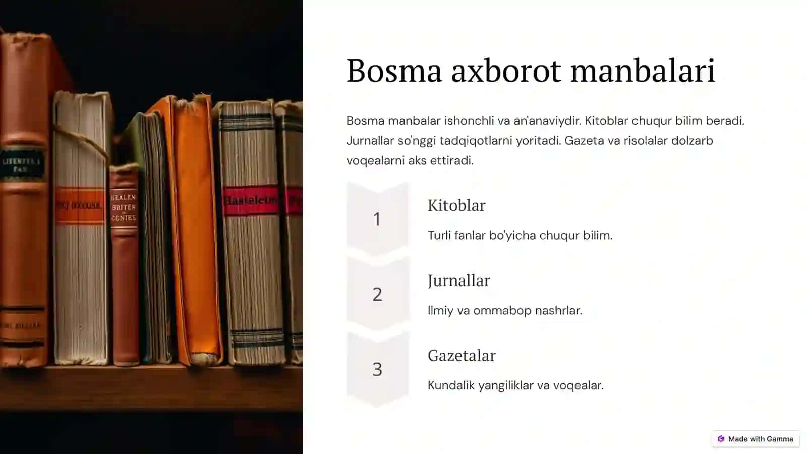 Axborot manbalar 4