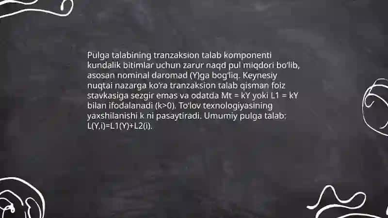Pulga talab funksiyasi 4