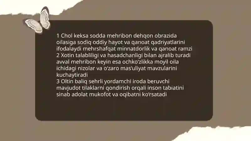 Chol va oltin baliq 4