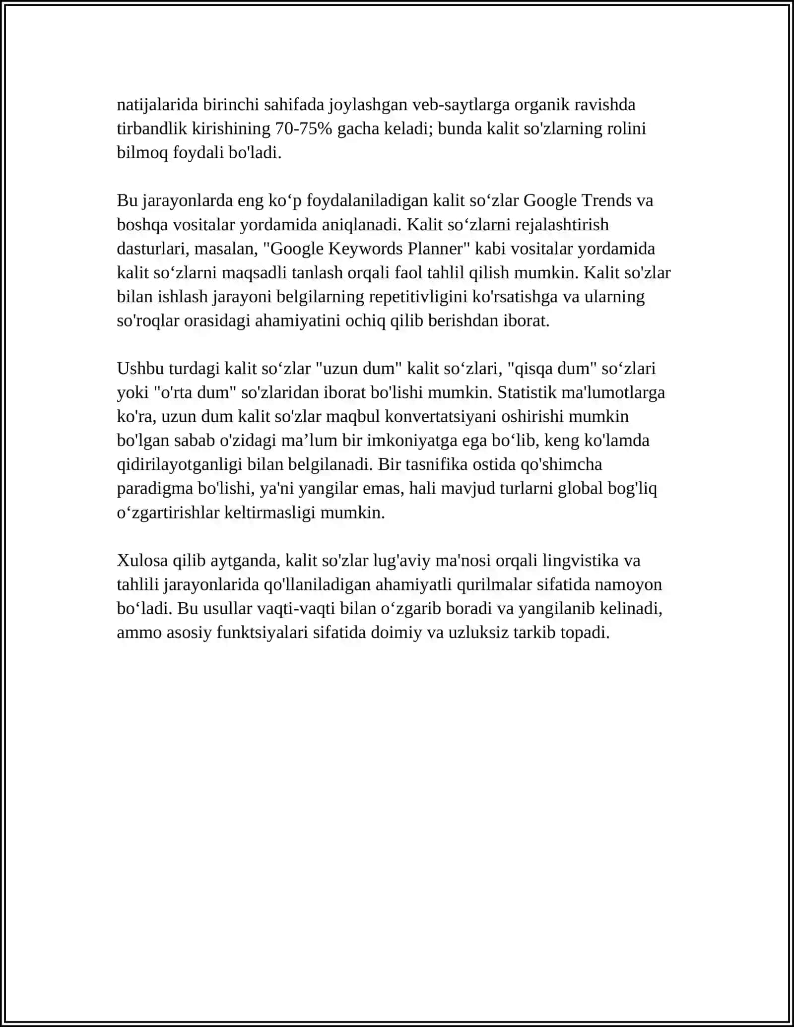 KEYS STADI USULINING O'ZIGA XOS XUSUSIYATLARI 4