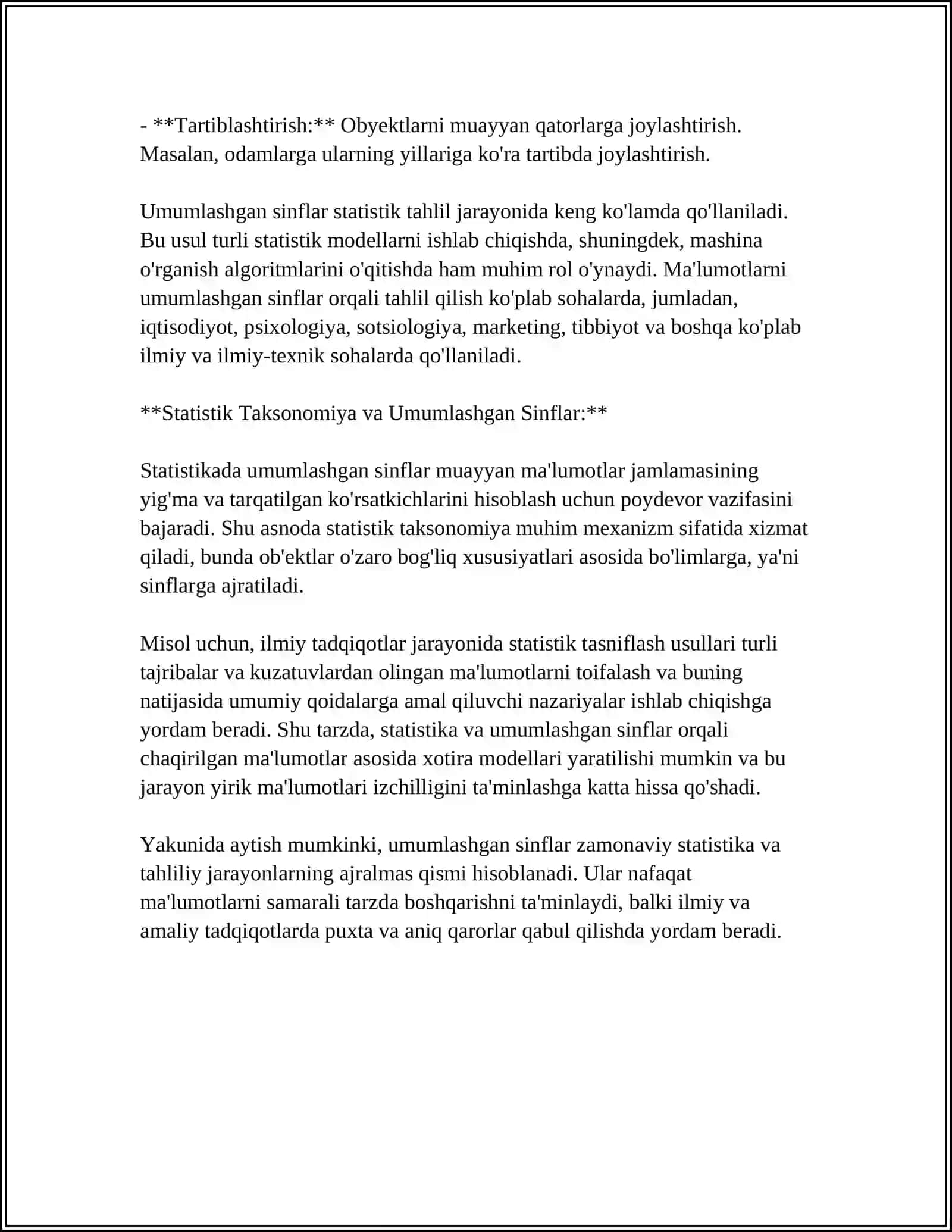 C# TILIDA UMUMLASHGAN TURLAR 4