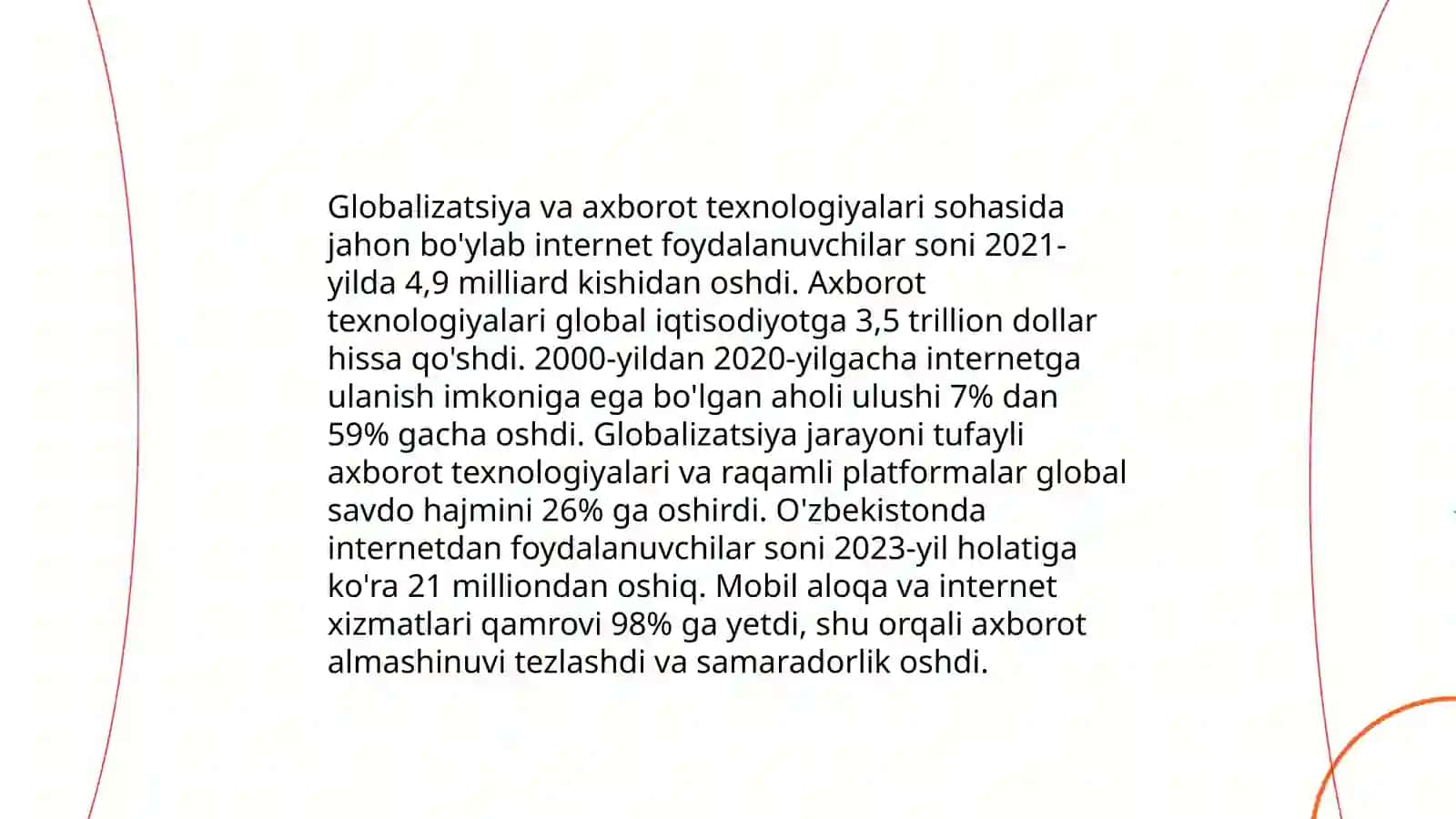 Globallashuv jarayonining ijtimoiy va falsafiy ahamiyati 4