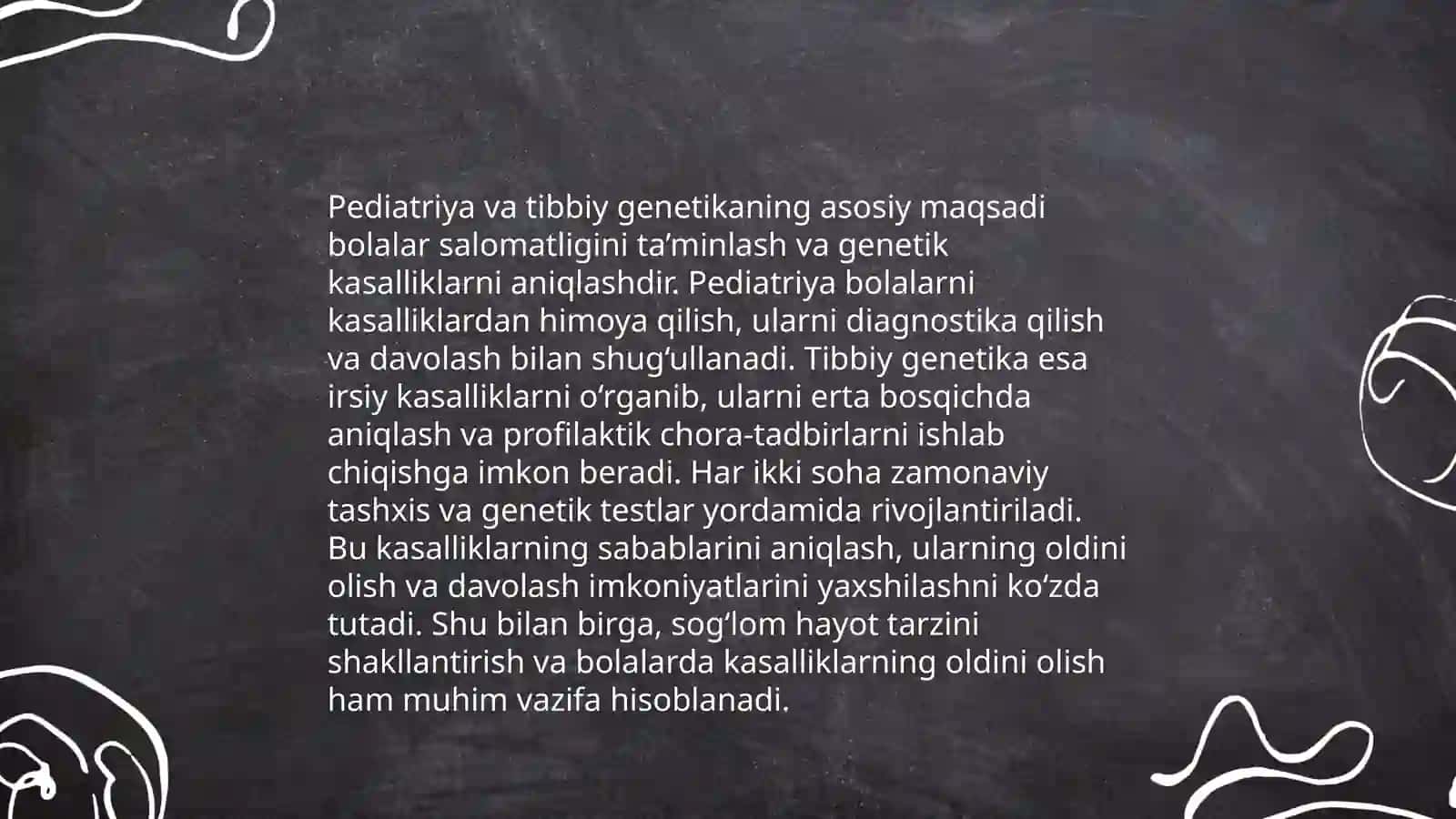 Pediatriya va Tibbiy Genetika Moduli 4