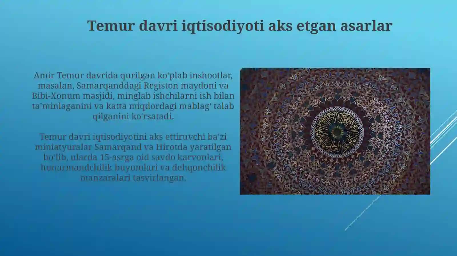 Amir Temur faoliyatiniyaratibbergamasarlar 4