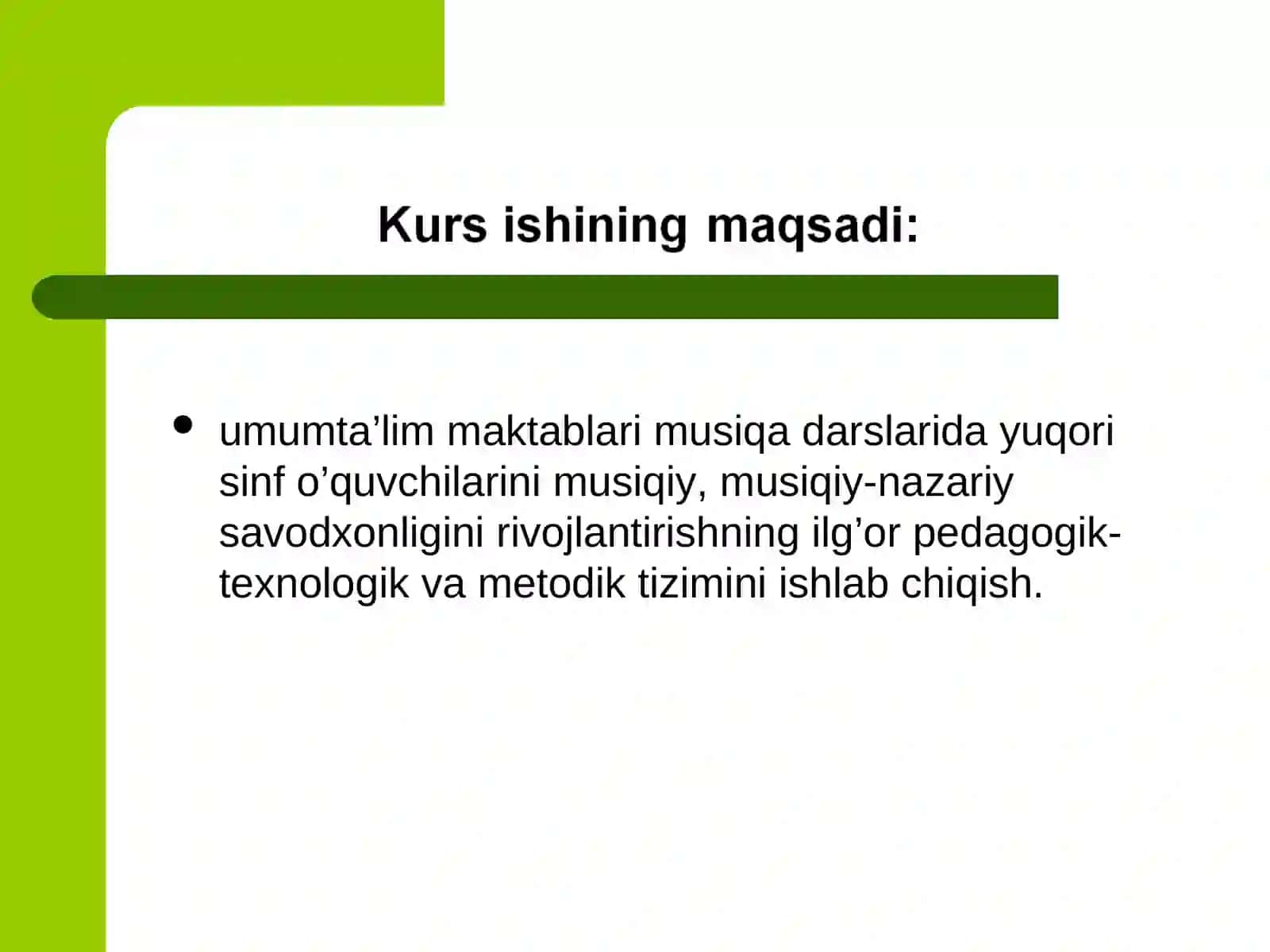 MUSIQA DARSLARIDA YUQORI SINF O’QUVCHILARINING MUSIQIY-NAZARIY BILIMLARINI RIVOJLANTIRISHNING NAZARIY- AMALIY ASOSLARI 4