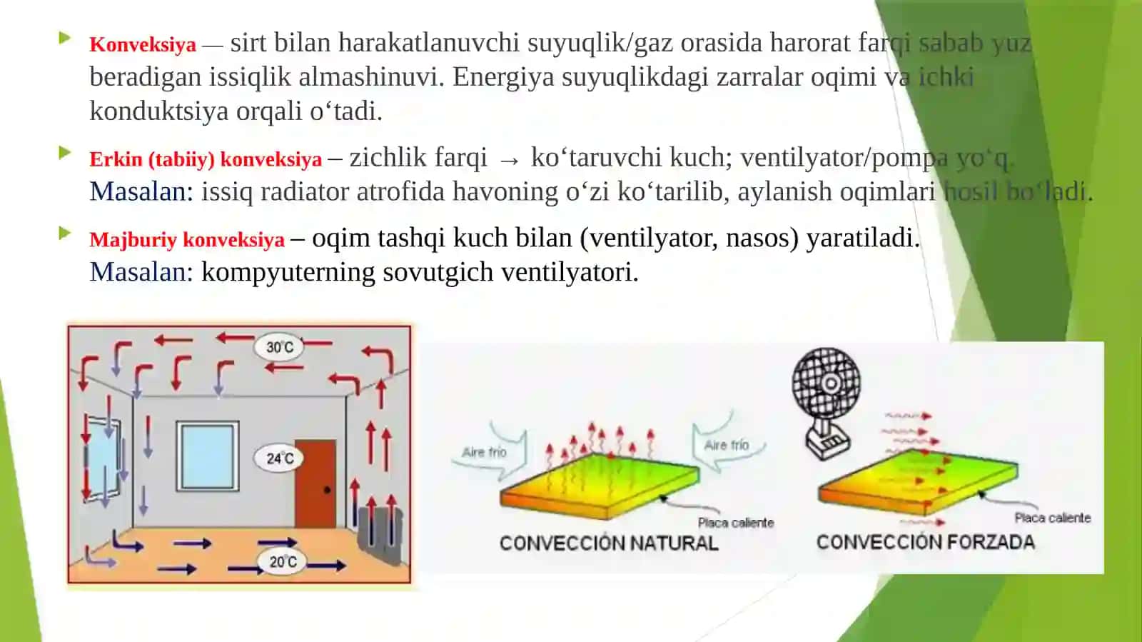 Erkin konveksiyada issiqlik berish koeffitsientini aniqlash 4
