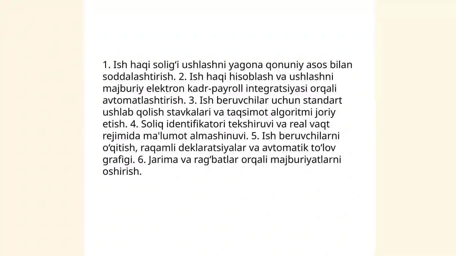 Jismoniy shaxslardan olinadigan soliqlar tarkibi va ularni undirish uslubiyatlarini takomillashtirish 4
