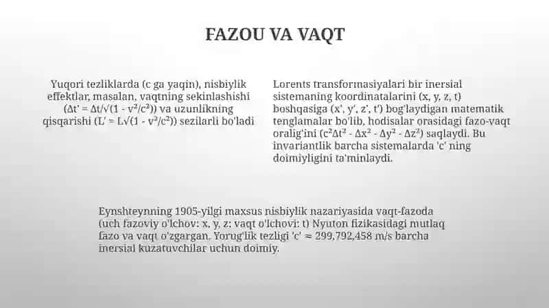 Maxsus nispilik nazaryasi 4
