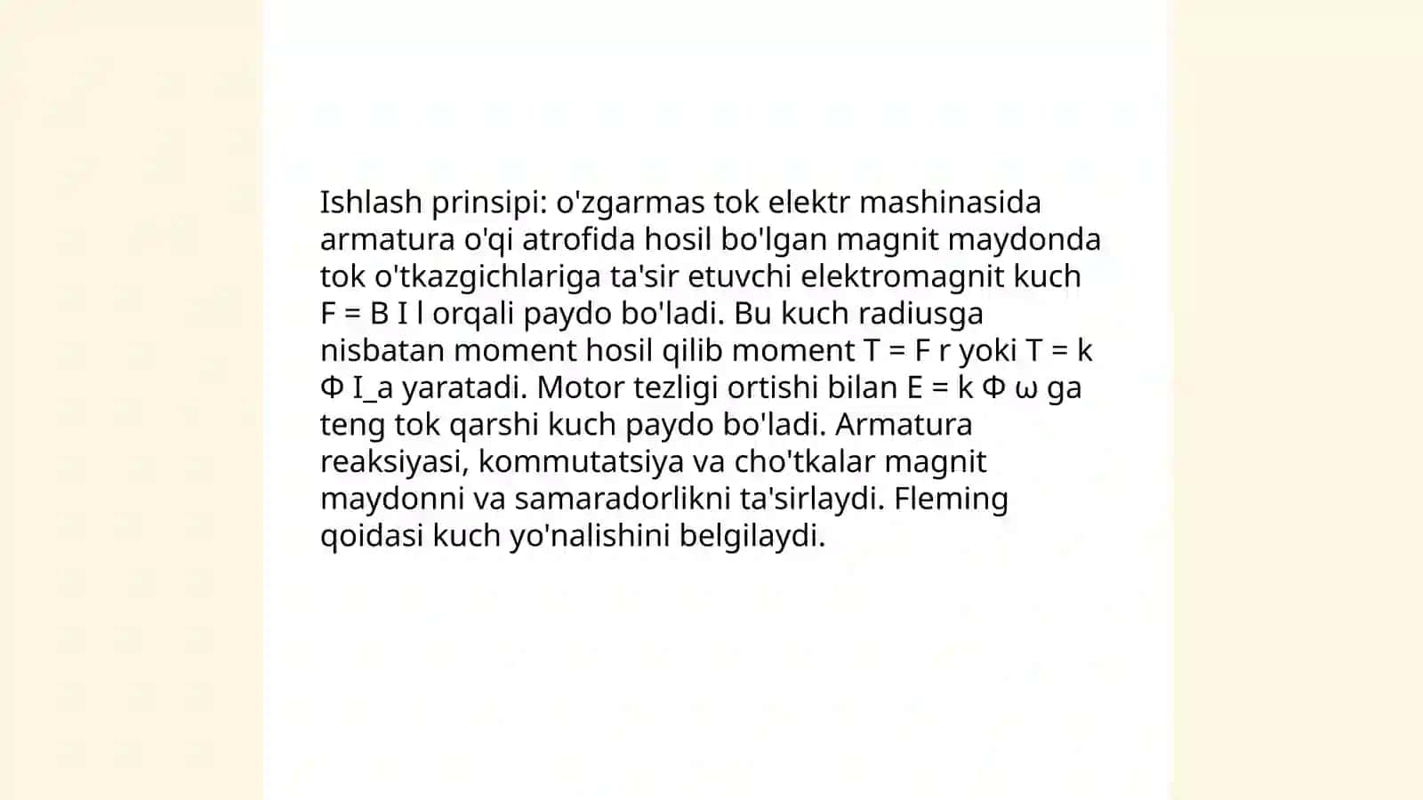 O'zgarmas tok elektr mashinalari 4