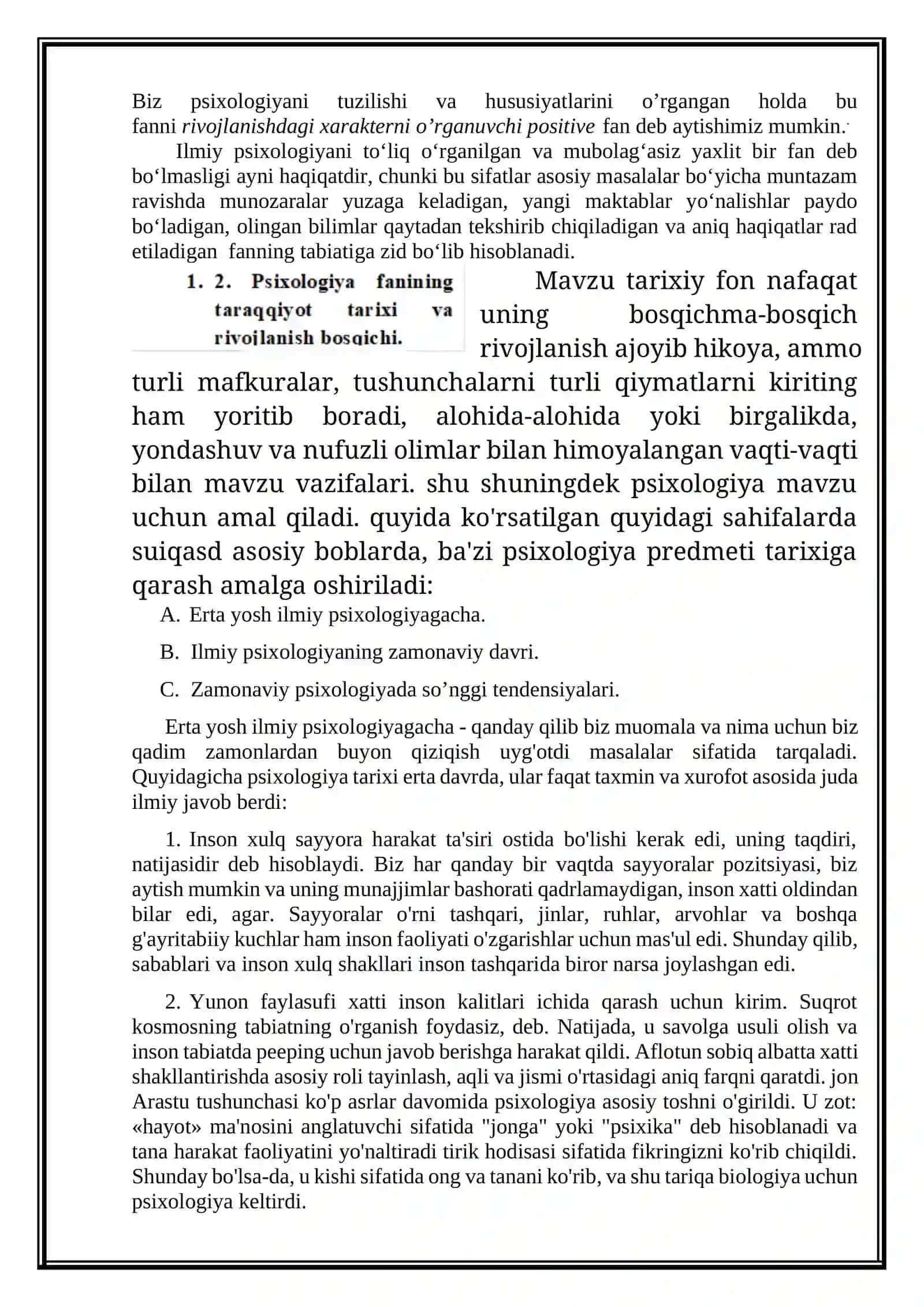 PSIXOLOGIYA FANINING PREDMETI VA RIVOJLANISH TARIXI 4