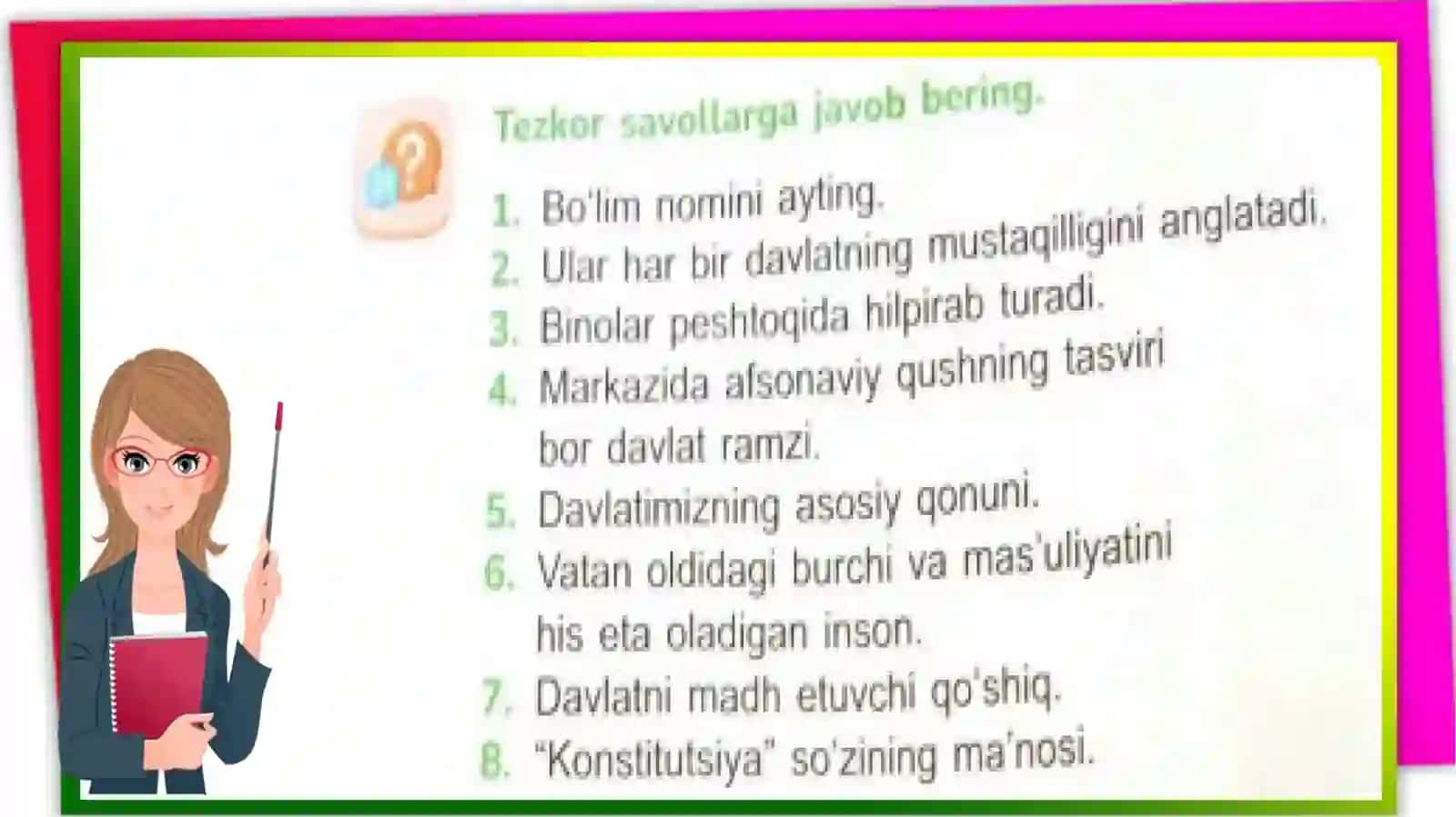 Bo`limyuzasidantakrorlash 4