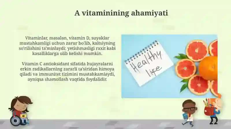 Vitaminlar va ularning organizim uchun ahamiyati 4