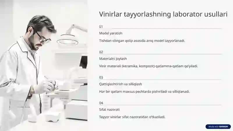 Vinirlar bilan ortopedik davolash: Ko‘rsatmalar va tayyorlash usullar 4