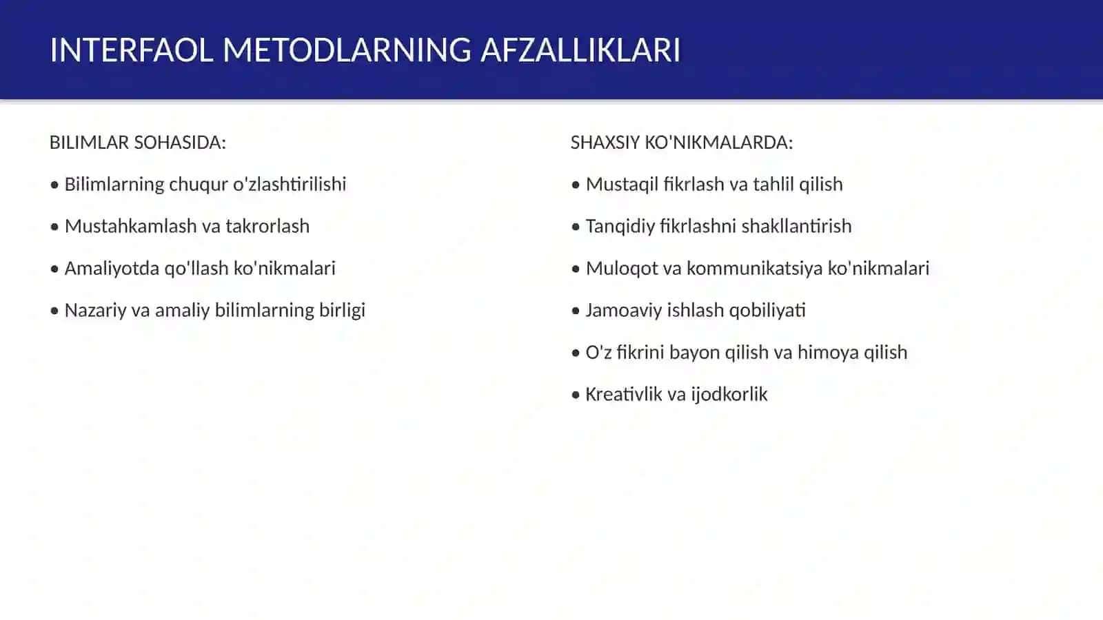 O'qitishda interfaol metodlar 4