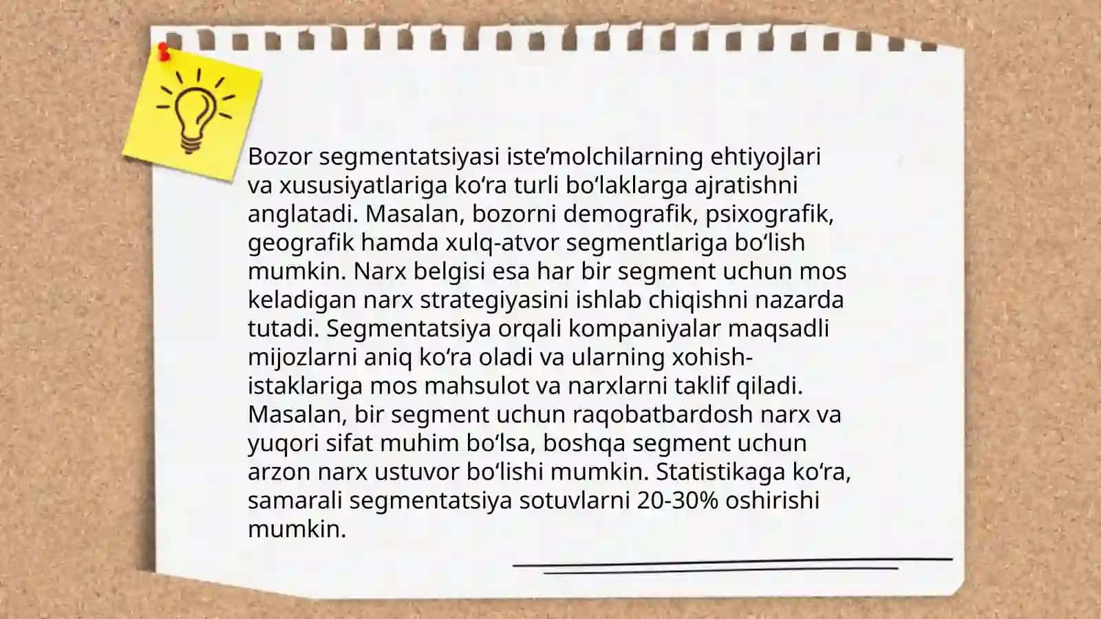 Raqobatbardoshlikni oshirishda narx siyosatidan foydalanish 4