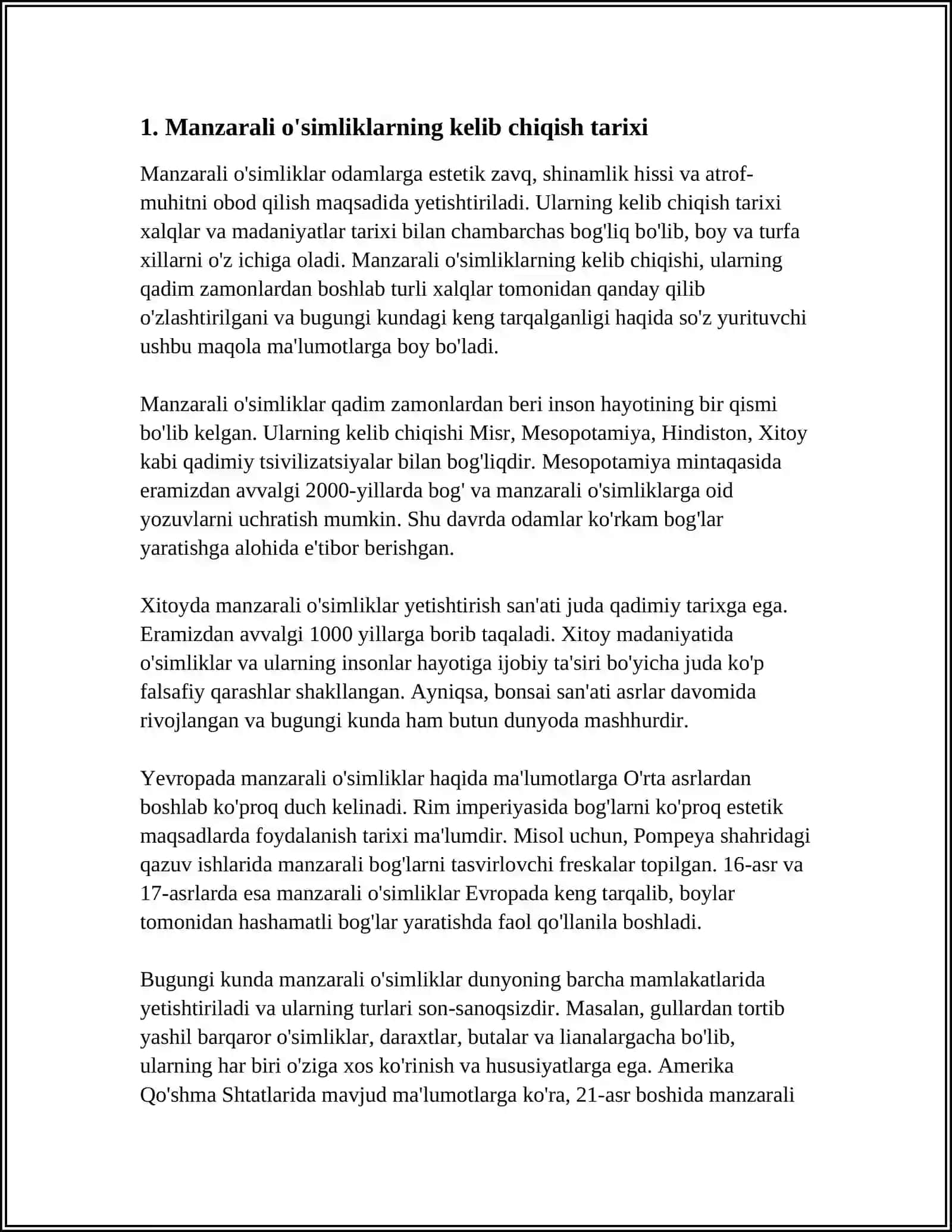 MANZALARI OSIMLIKLARNING KELIB CHIQISH MARKAZLARI 4