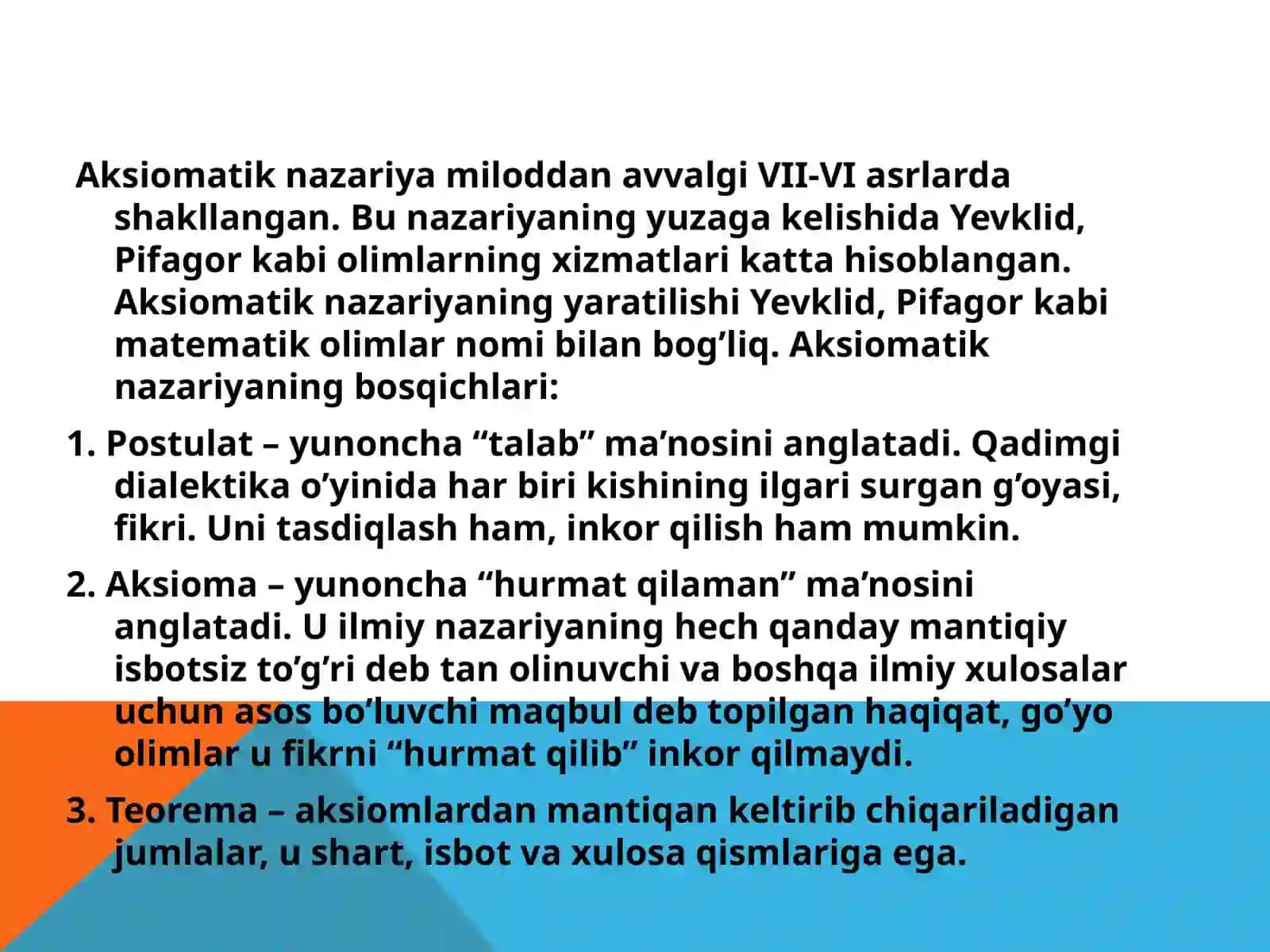 O’zbektiligrammatikasining aksiomatik nazariyasi 4