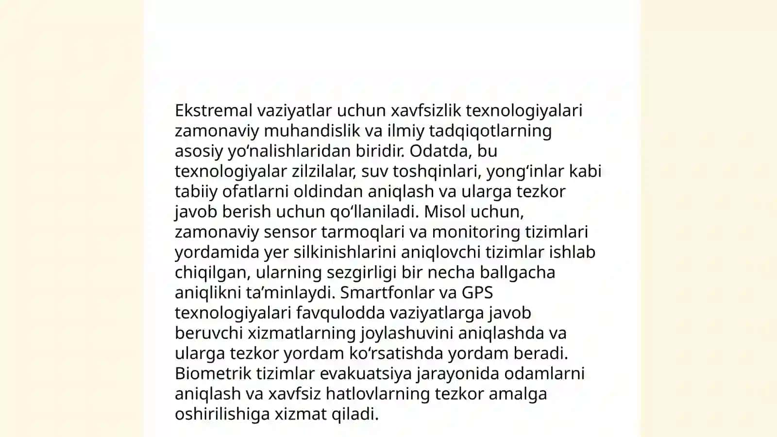 Favqulodda vaziyatlari to’g’risida zamonaviy tushunchalar 4