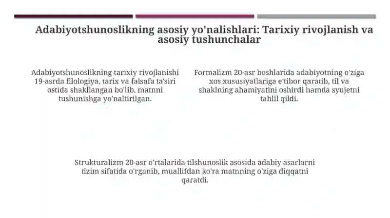 Adabiyotshunoslikning qoshimcha sohalari boyicha 4