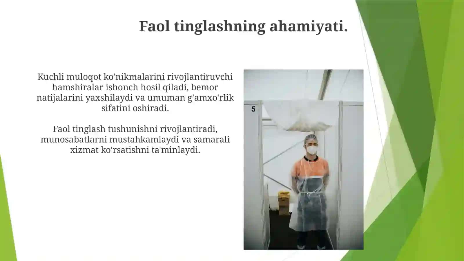 Kammunikatsiyaning asosiytamoyillari.Muloqotoʻrnatishhamshiralikningshaxsiyfazilatlari 4