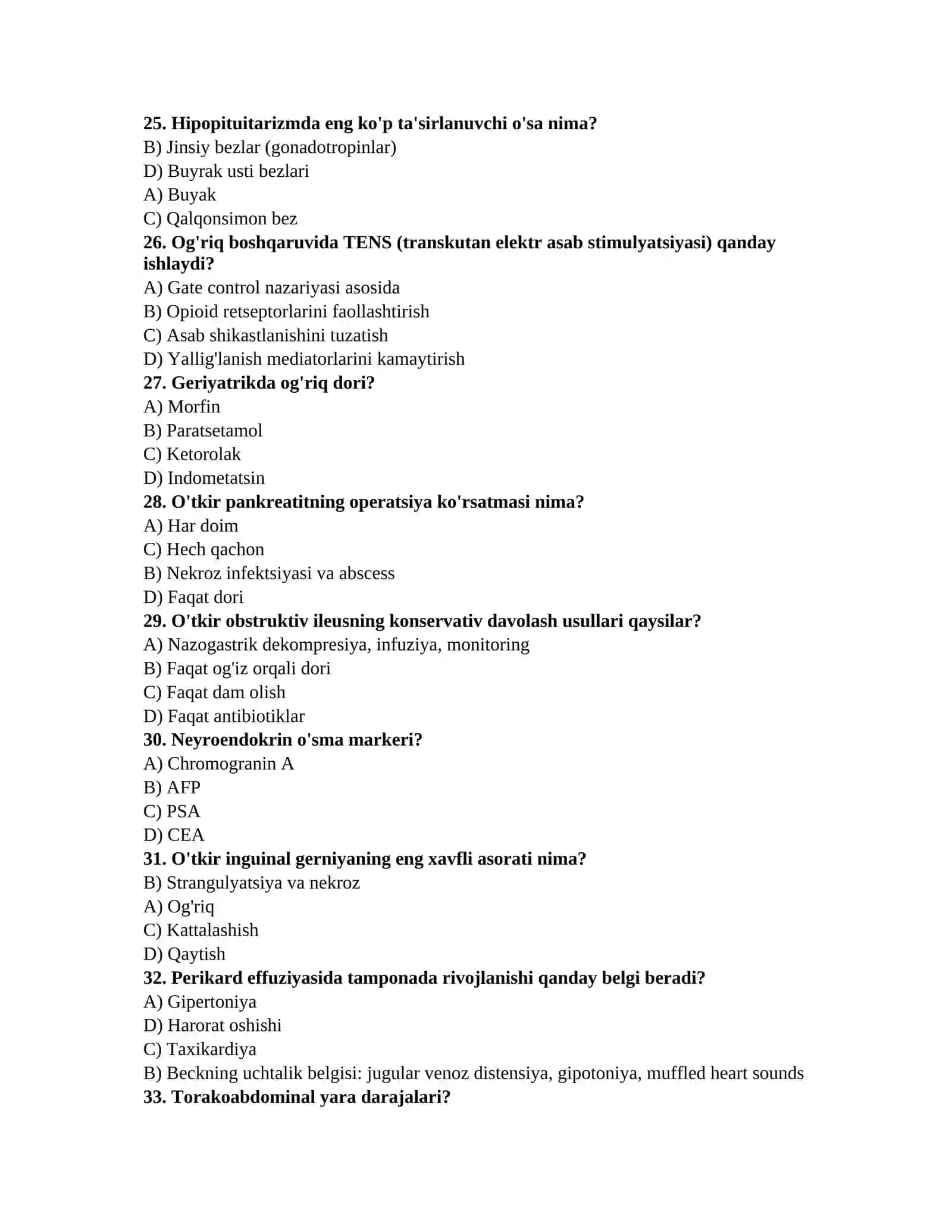 Mikroskopiya testlari 4