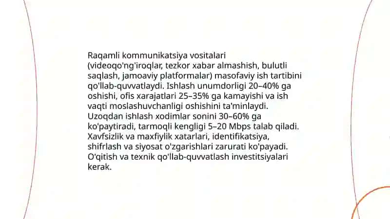 Axborot texnologiyasining tashkilotlar ish uslubiga ta'siri. Mikroprotsessorli uy qurilmalari 4