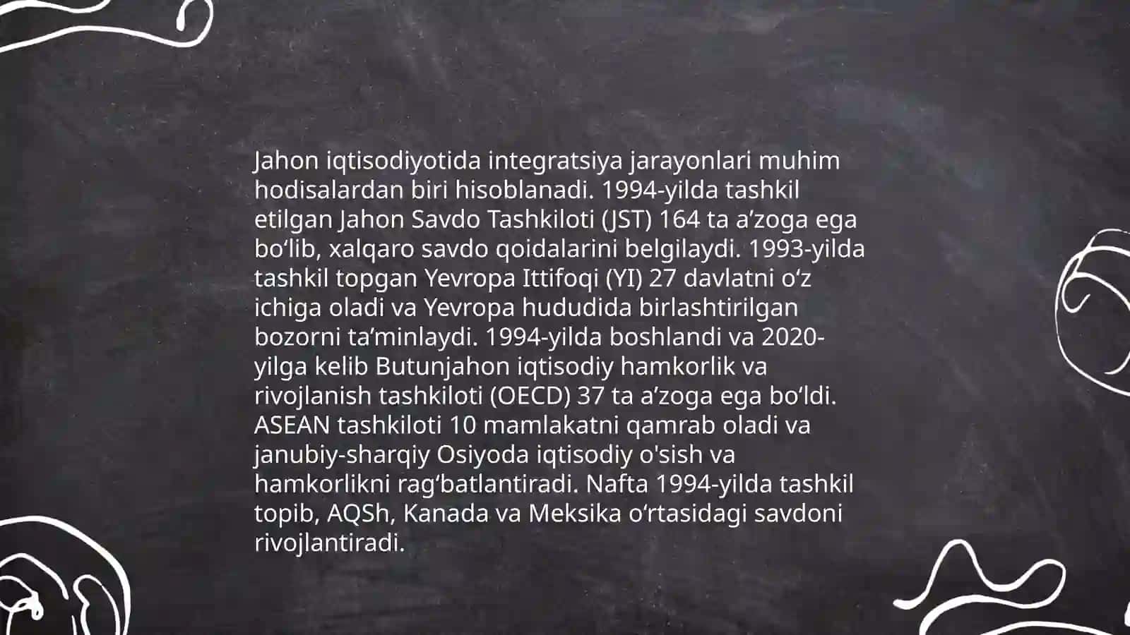 Jahon iqtisodiyotining mohiyati va XX-XXI asrlar boʻsagʻasidagi taraqqiyotining asosiy qonunyatlari va tamoyillari 4