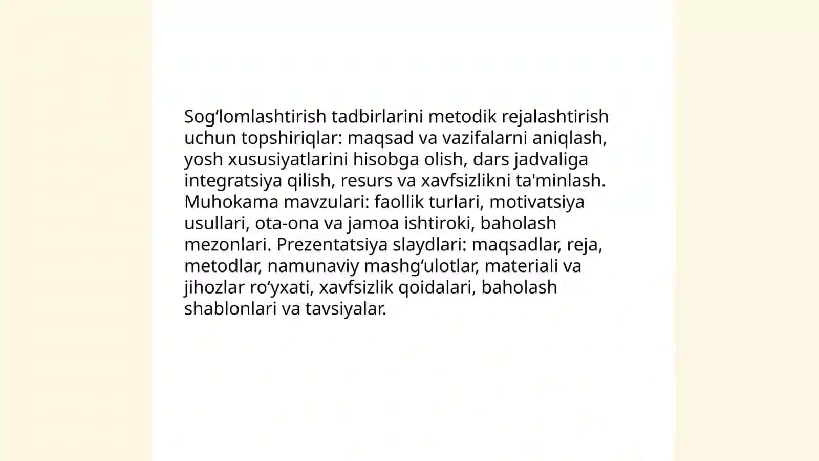 Umumta'lim maktablarida sport bayramlari va sog'lomlashtirish tadbirlari tashkil etish va o'tkazish metodikasi 4