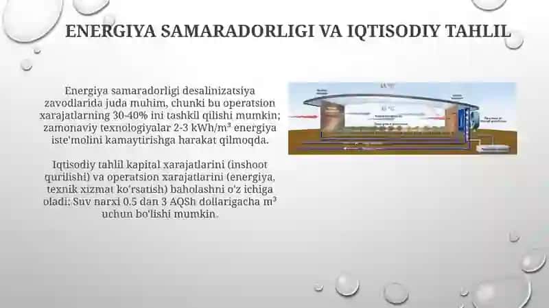 Sho’r suvni chuchuk suvga aylantirish 4