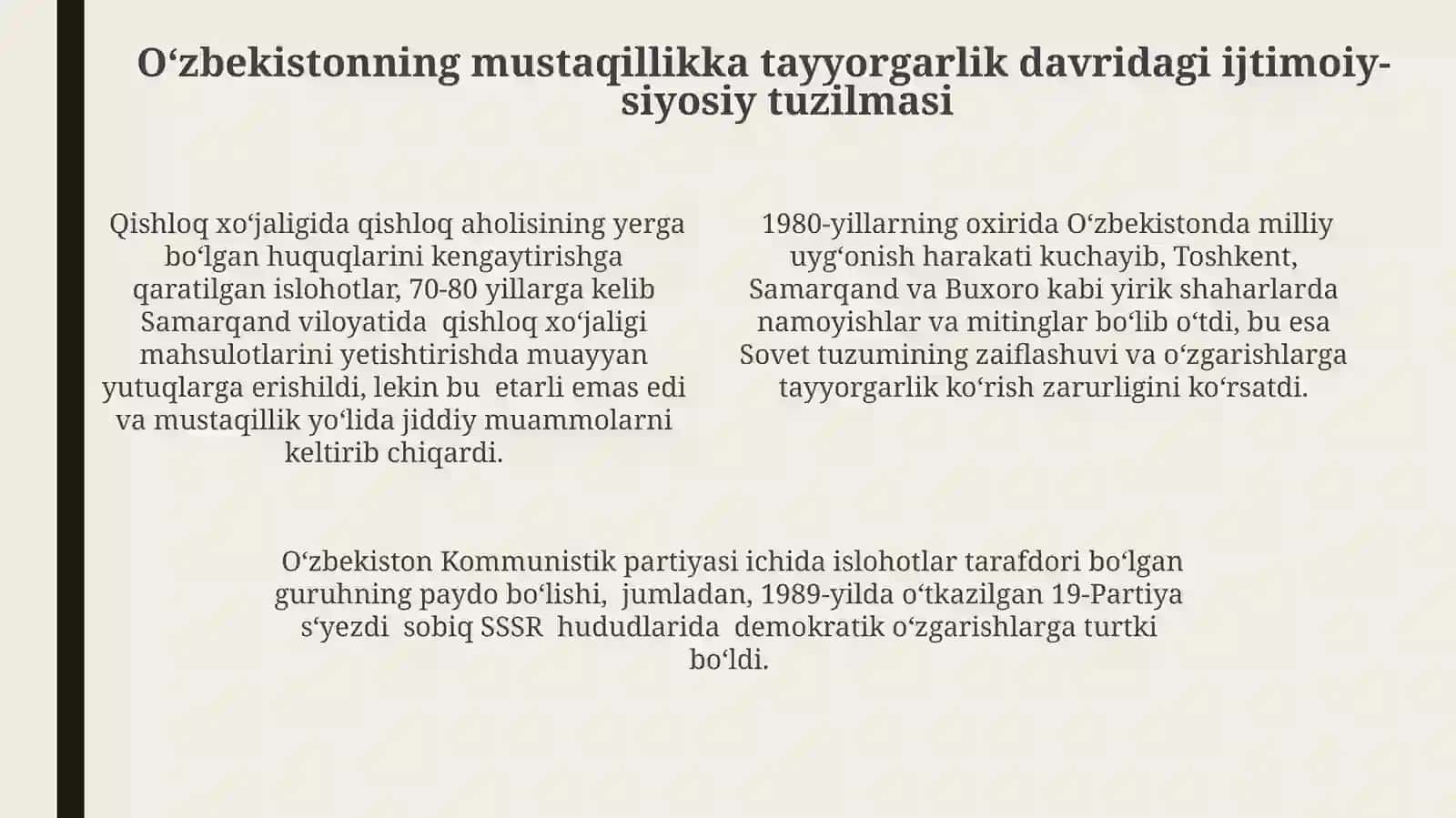Konstitutsiya loyihalari va munozaralar 4