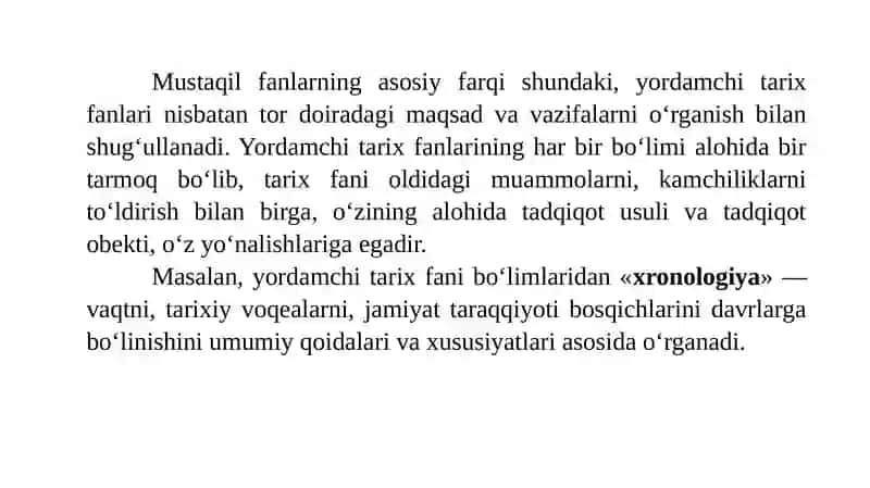Yordamchi tarix fanlarining maqsad va vazifalari 4