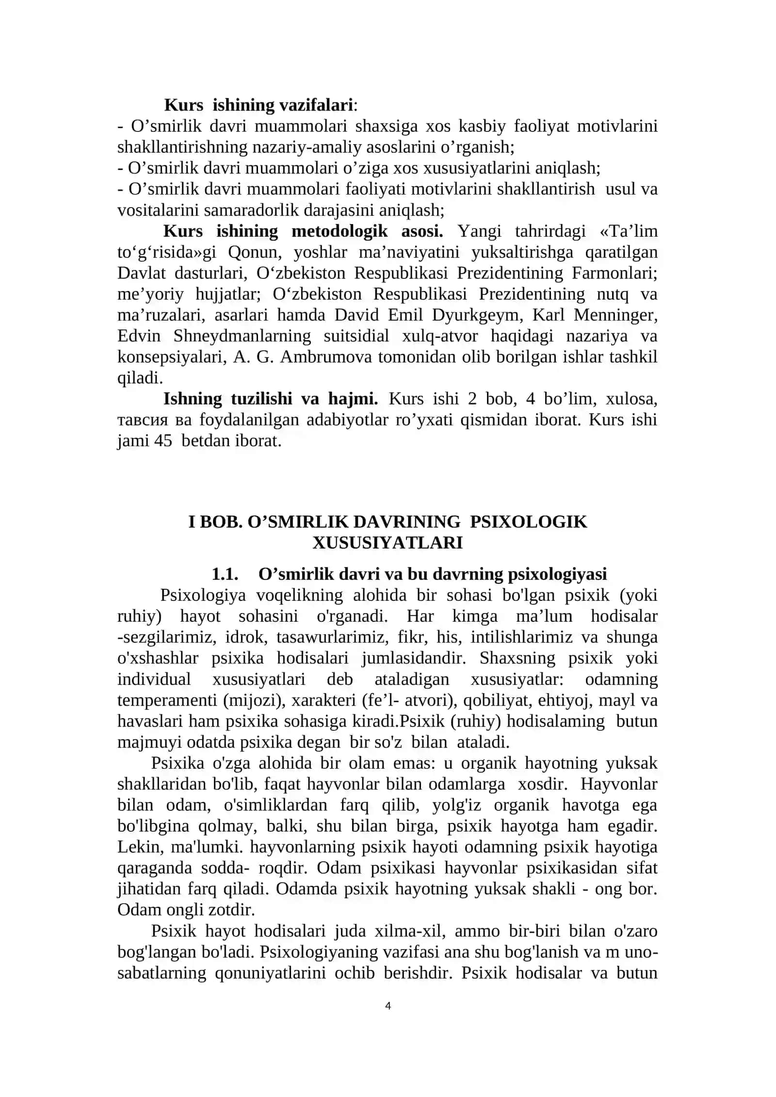 O’smir yoshdagi o‘quvchilarning muammolari va ularga ko‘rsatiladigan yordam 4