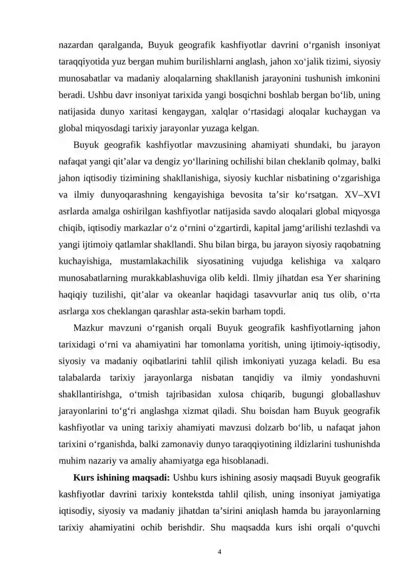 BUYUK GEOGRAFIK KASHFIYOTLAR VA UNING TARIXIY AHAMIYATI 4