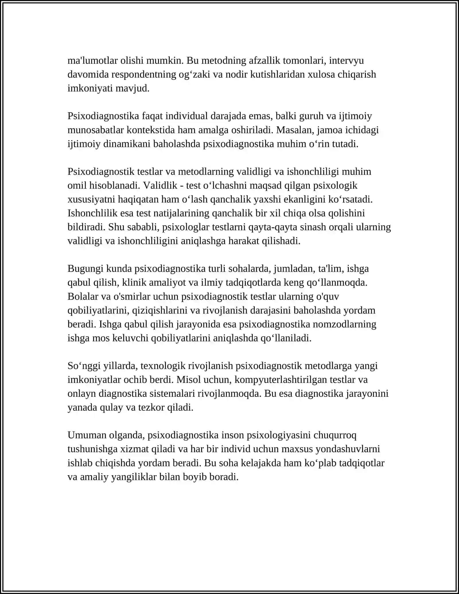 PSIXODIAGNOSTIKADA O'ZGARUVCHILARNI TANLASH 4