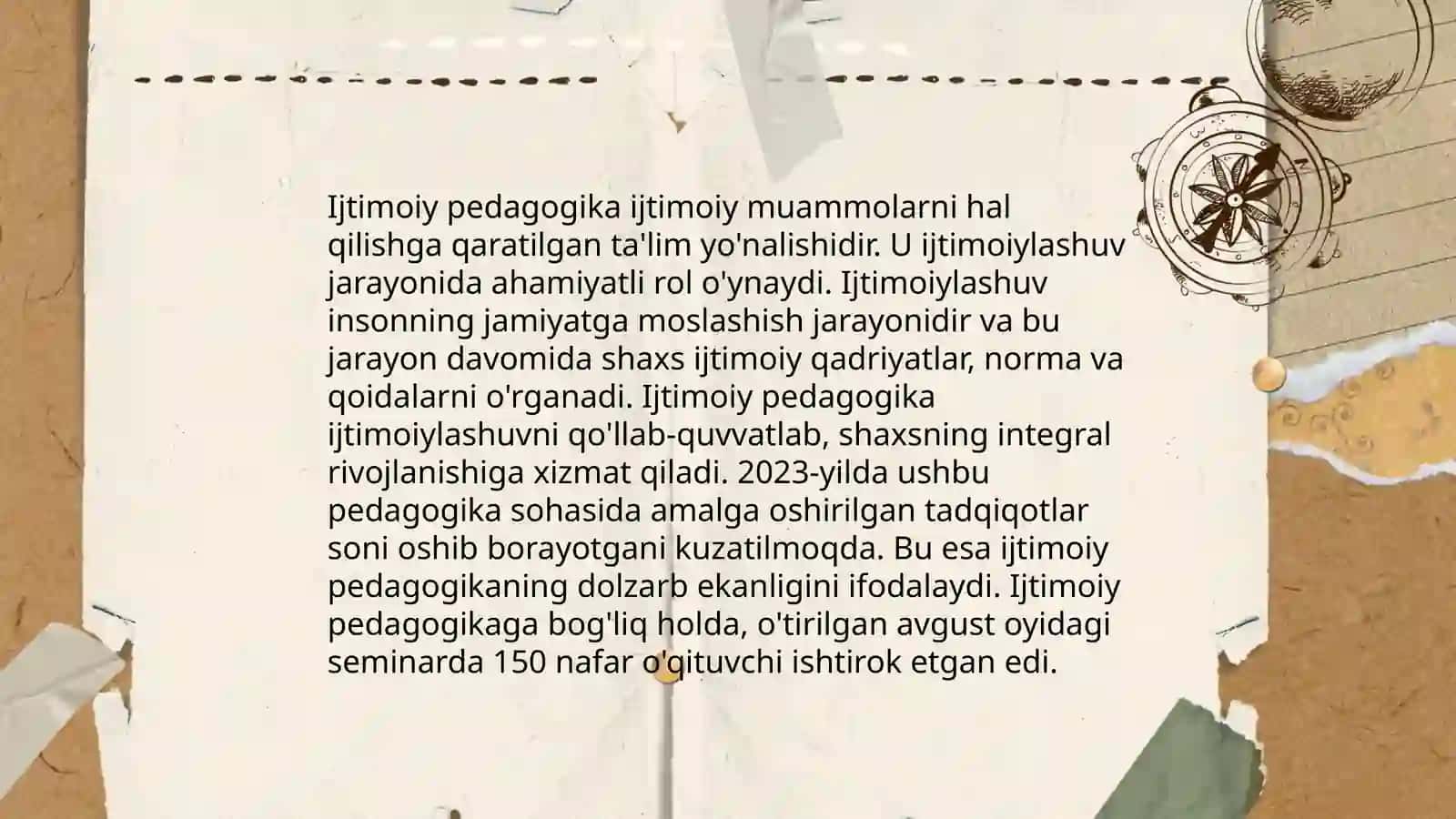 Ijtimoiy pedagogika fanidan tayyorlagan taqdimot 4