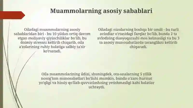 Muammoli oila va uning yechimi 4
