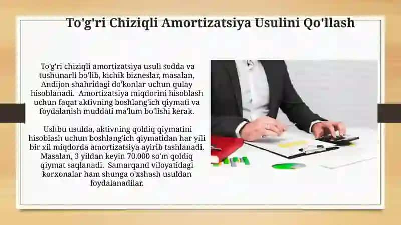 Asosiy Vositalarga Amortizatsiya Hisoblash Usullari 4