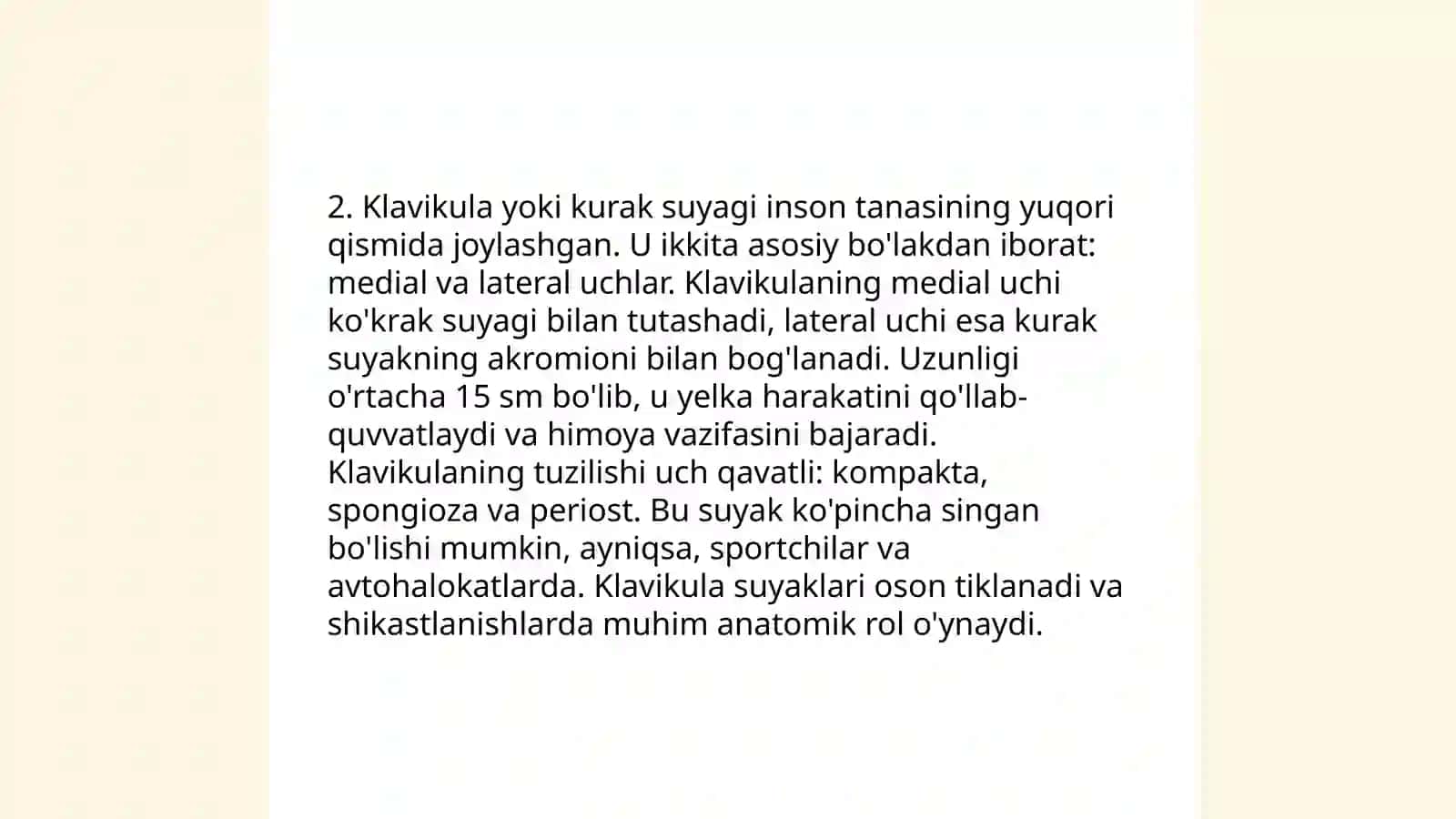 Yuqori kamar suyaklarining tuzilishi 4