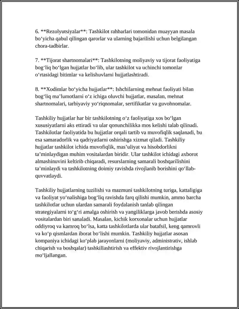 TASHKILIY HUJJATLAR 4